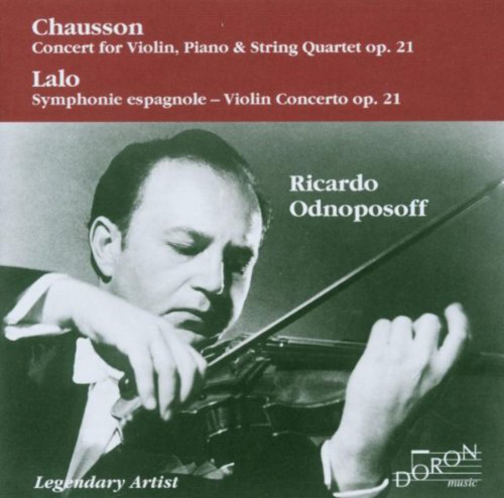 Chausson - Lalo : Concerto pour violon, Symphonie Espagnole